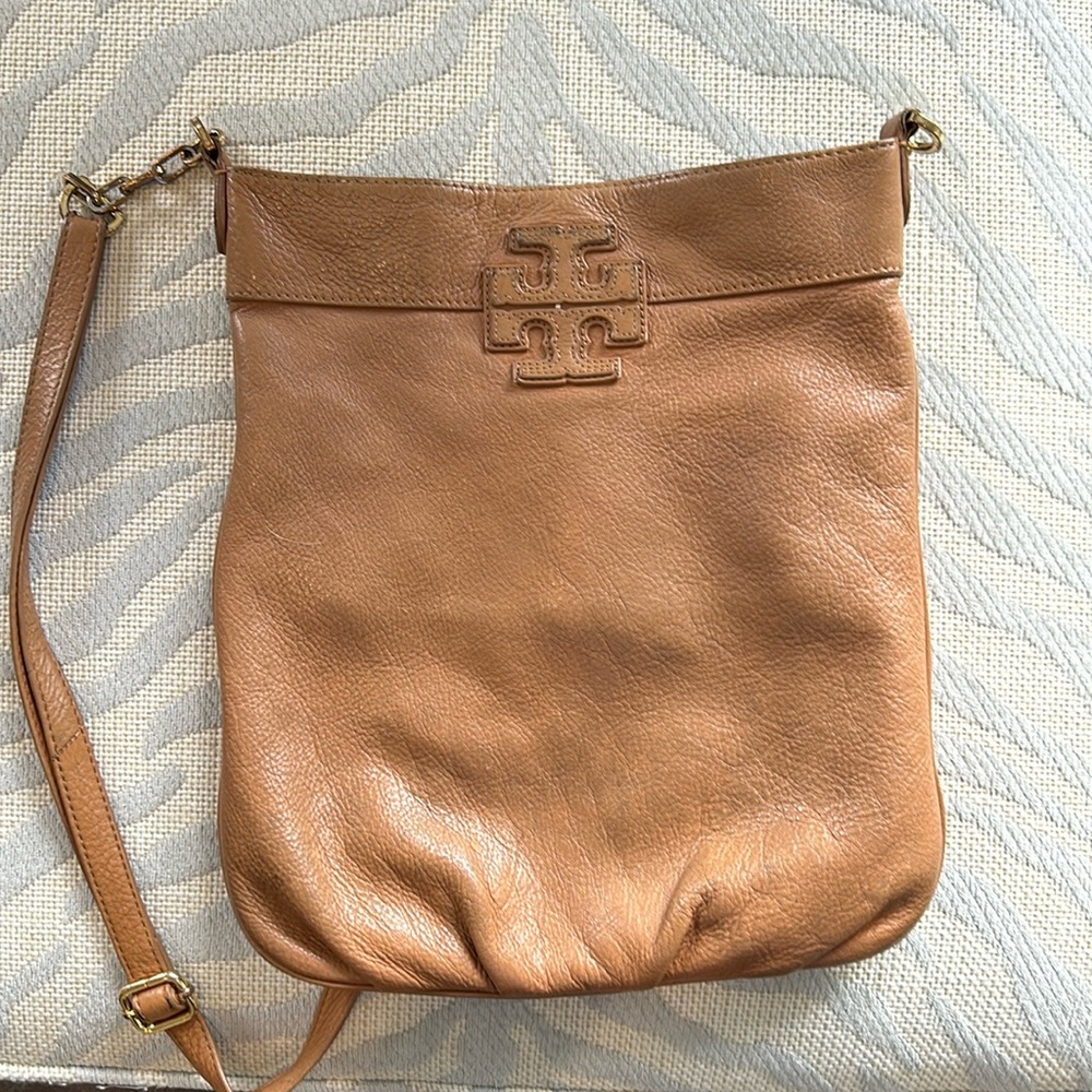 Tory Burch, logo messenger bag